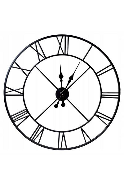 PROCART Retro style wall clock, metal, diameter 80 cm