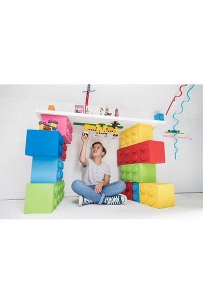 vivo Banda adeziva de constructie pentru lego, gri, VIVO, EFG1085