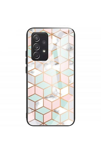 Dali Protective Case Compatible with Samsung Galaxy A52 4G/5G/A52S, Marble Style O, TPU, Multicolor