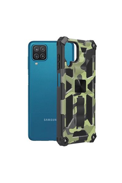 Dali Protective Case Compatible with Samsung Galaxy A12/A12 Nacho, Blazor Series, with Stand, TPU, Camo L
