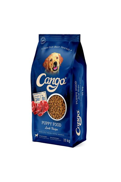 Cango Hrana uscata caine junior, 15 kg, miel si orez – masa musculara, piele sanatoasa, oase puternice