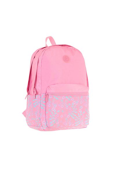 KAUKKO Rucsac moale cu flori Roz Flowers K1794