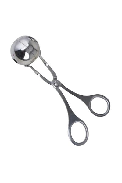 OEM Кухненски щипки за кюфтета, неръждаема стомана, сребърни