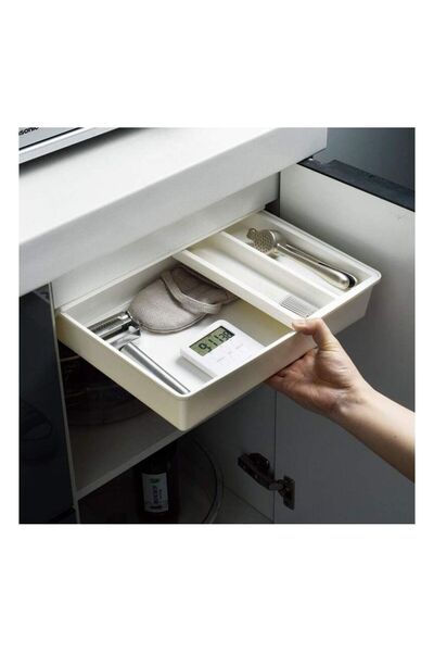 ElastiX Sertar cu dublu adeziv sub birou, sertar universal, sertar birou, ser...