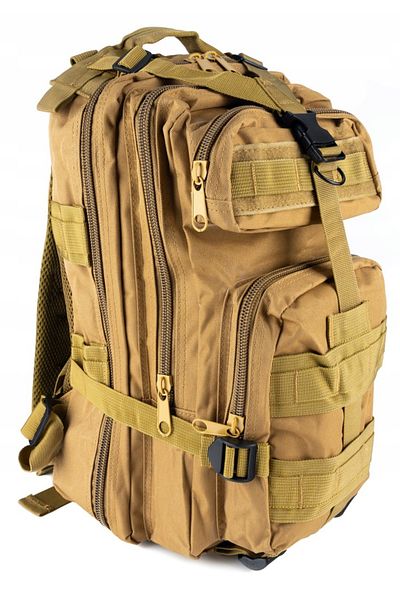 SERSIMO Rucsac militar pentru drumetie, impermeabil, ultra usor, 4 compartimente, 28litri, verde