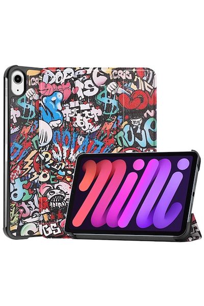 Dali Flip Case for Apple iPad Mini 6, 8.3 inch, Leather, Urban Vibe, Multicolor