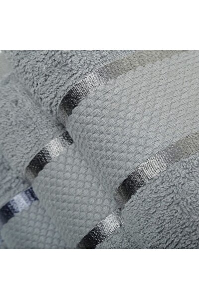 OEM Set 11 prosoape de baie, Bumbac, 400g/m², 30x50cm/50x90cm/70x135cm, Gri