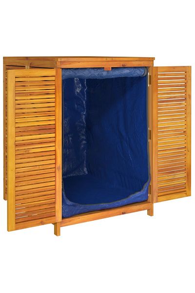 vidaxl Garden Storage Box 70x87x104 cm Solid Wood Acacia