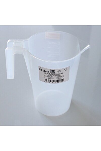 arsiva كوب قياس لتر بلاستيك 2 لتر