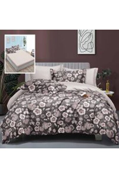 RALEX PUCIOASA Double Bed Linen Finet Cotton Elegance 6-piece Set with Elastic Sheets