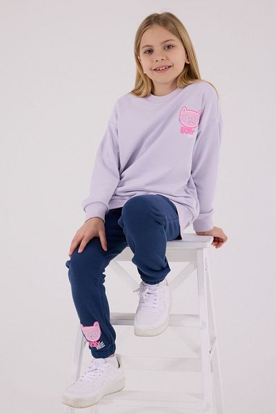 Rolypoly Girl's Purple Tracksuit Set
