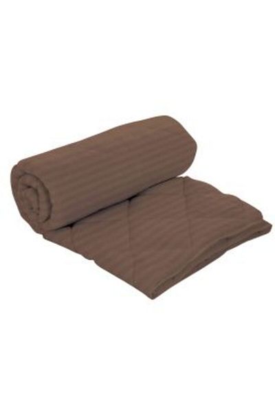 Ralex Quilt Wool Damask Polycotton Padded 180 x 210 cm, Pucioasa, Brown