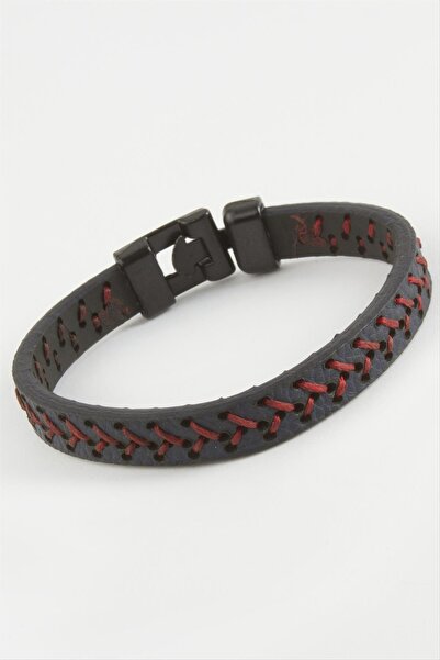 soonaksesuar Quality Faux Leather Bracelet with String