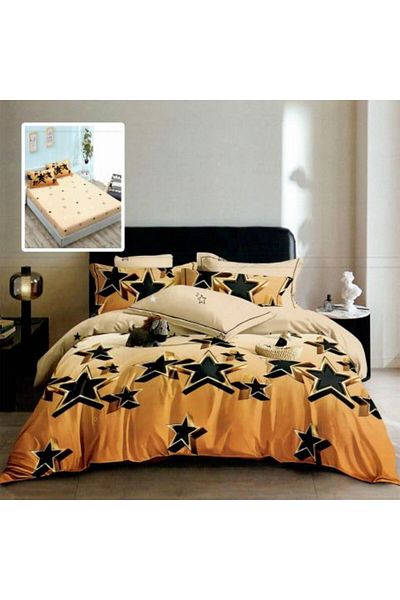 Ralex Economic Package Double Bed Linen Finet 6 Pieces with Mattress Cover + 2 Quilted Pillows 50 x 70 cm