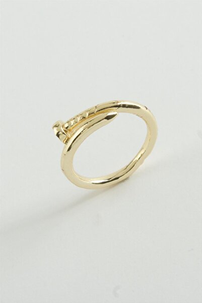A BİJUTERİ Nail Metal Ring