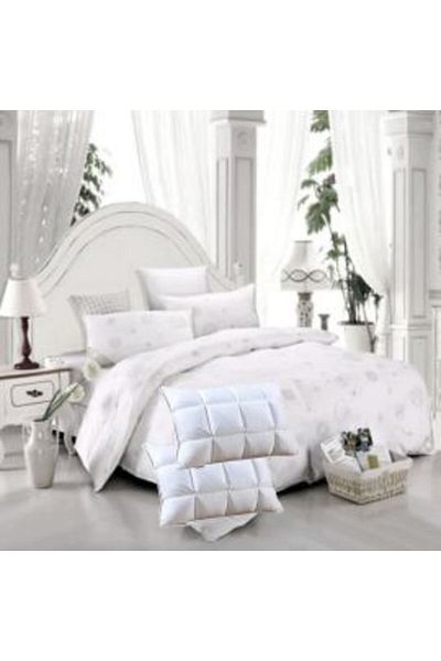 Ralex Advantage Pack Goose Down Comforter 200 x 230 cm, 2 Boxed Pillows 50 x 70 cm