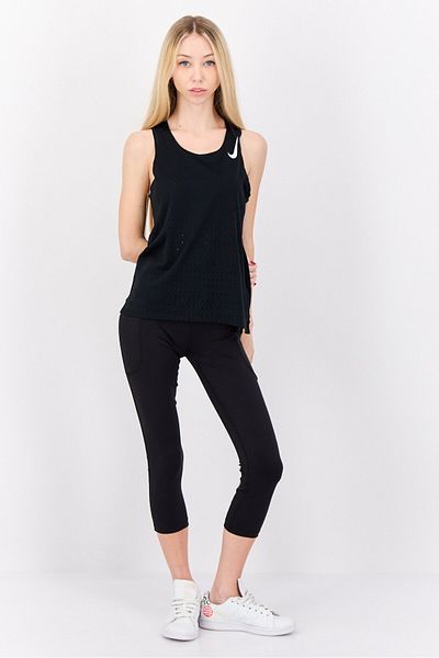 Nike Women Sportswear Fit Sleeveless Running Tank Top, Black