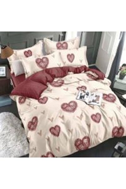 Ralex Economic Package Double Bed Linen Finet 6 Pieces + 2 Quilted Pillows 50 x 70 cm + Quilt 200 x 215 cm