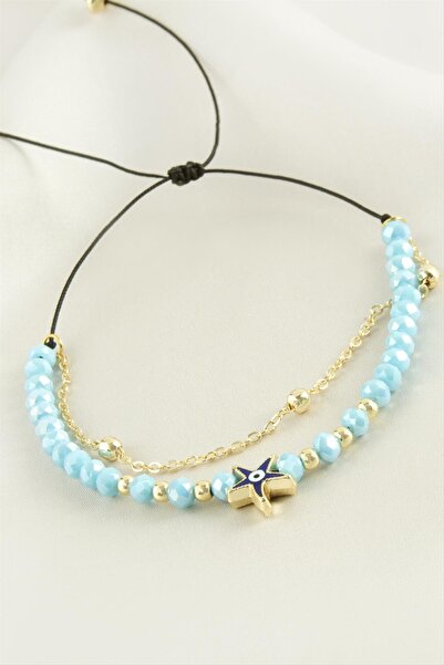 nolva سوار سلسلة كريستال نجم البحر