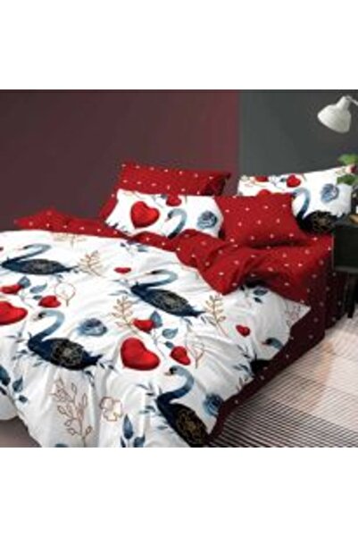 Ralex Economic Package Double Bed Linen Finet 6 Pieces + 2 Quilted Pillows 50 x 70 cm + Duvet 200 x 215 cm