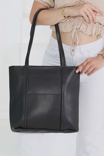 TOFİSA Women's Black Shoulder Bag - 27491