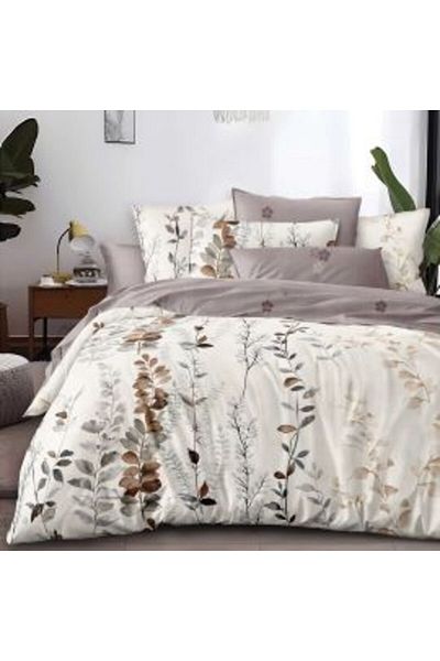Ralex Double Bed Linen Economy 4 Pieces, Bed Sheet 230x250 cm, Duvet 200x230 cm, 2 Pillowcases 50x70 cm, F