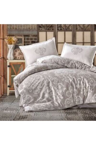 Ralex Double Bed Linen 100% Cotton Ranforce 4 Pieces Extra Large, Bed Sheet 240 x 260 cm, Quilt Cover 200