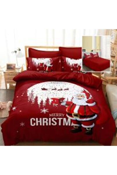 Ralex Christmas Bedding Set Finet 3D, 6 Pieces, Red, F-XMAS 57