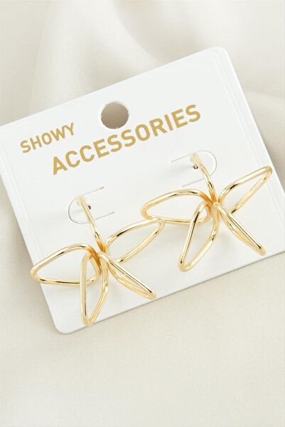 SiHako أقراط LVSQVR معدنية بيضاوية الشكل (112029) - لون فضي