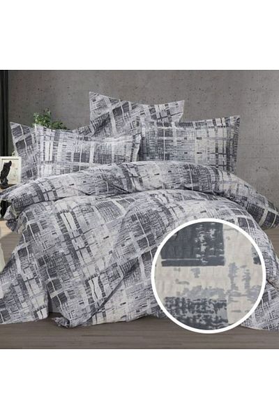 Ralex Double Bed Linen Creponata 100% Cotton, 200 x 230 cm sheet, 180 x 215 cm duvet cover, 2 pillowcases