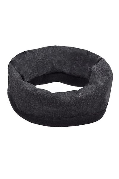 Dali Esarfa tip buff, multifunctionala, reglabila, material Fleece, Negru-Gri