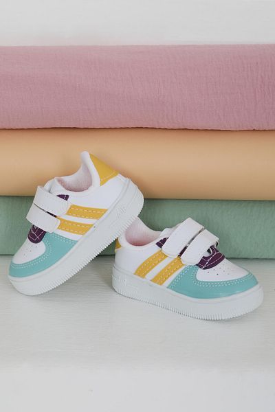 TOFİSA Women's Mint-Yellow Colored Baby Shoes - 27483
