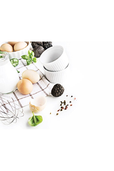 HIC Microwave and Dishwasher Safe Porcelain Kitchen Ramekin Bowl 8oz