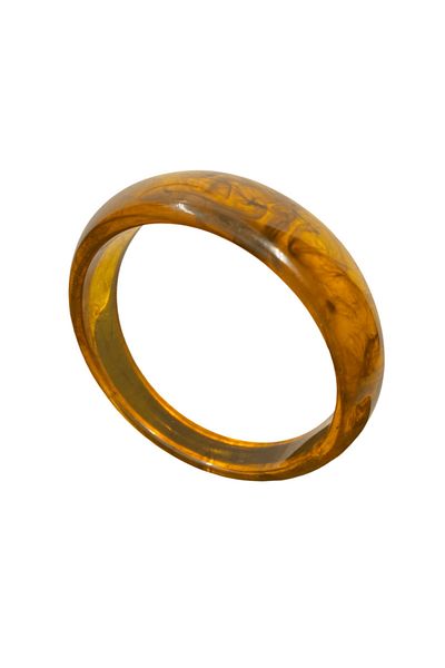 FM Amber Look Shiny Resin Bone Model Bijoux Bracelet |   Vintage Style Stylish and Comfortable