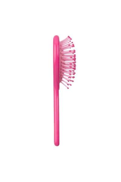 Dali Heart-Shaped Hairbrush for Girls, Plastic, Pink