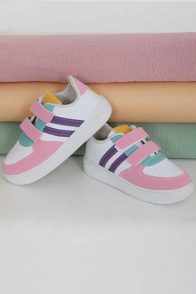 TOFİSA Women's White Lilac Air Kids Sports Shoes - 27479