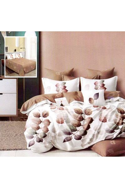 Ralex Economic Bedding Package Double Bed Finet 6 Pieces + 2 Quilted Pillows 50 x 70 cm + Quilt 200 x 215