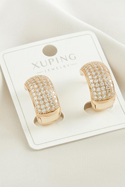 CT STONES Xuping Zircon Stone Luxury Steel Earrings