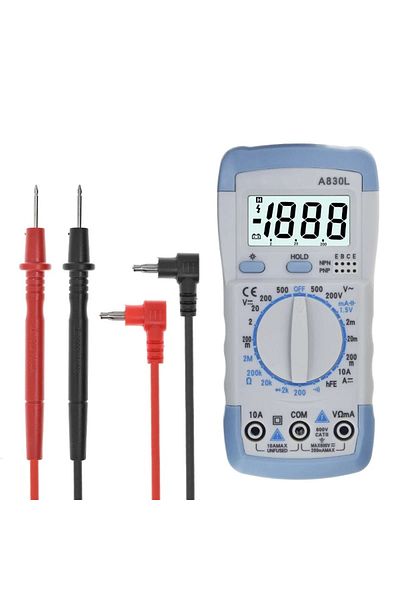 OEM Multimetru digital, AC/DC, A830L, LCD