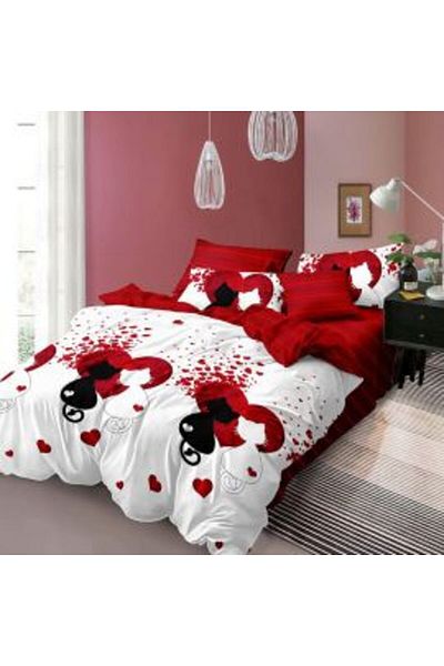 Ralex Economic package double bed linen Finet 6 pieces + 2 quilted pillows 50 x 70 cm + quilt 200 x 215 cm
