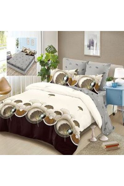 Ralex Economic Package Double Bed Linen Finet 6 Pieces with Mattress Cover + 2 Quilted Pillows 50 x 70 cm