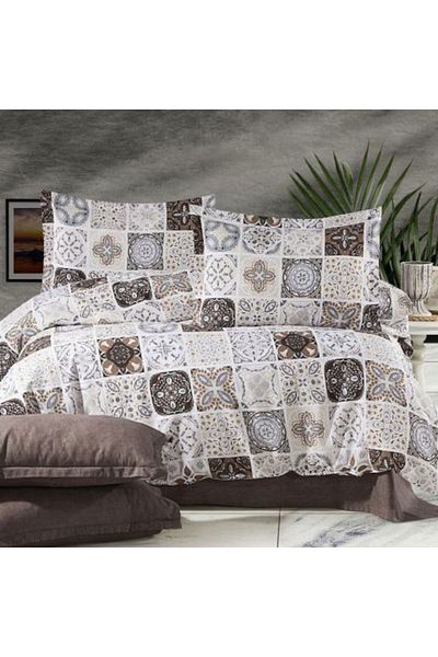 Ralex Double Bed Sheet Set Cotton Ranforce 4 Pieces