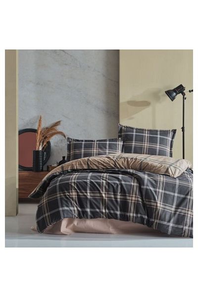 Ralex Double Bed Linen 100% Cotton Ranforce, 4 Pieces Extra Large, Sheet 240 x 260 cm, Duvet 200 x 220 cm,