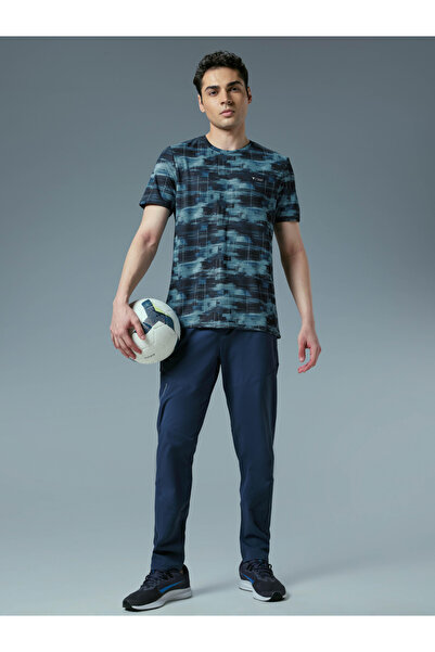 Technosport By Styli All Over Print Slim Fit T-Shirt