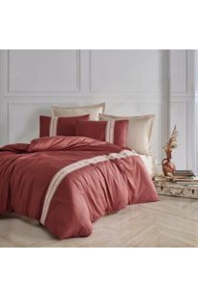 Clasy Double Bed Linen Cotton Ranforce Boutique 4 Pieces, Black TULKAS V 2