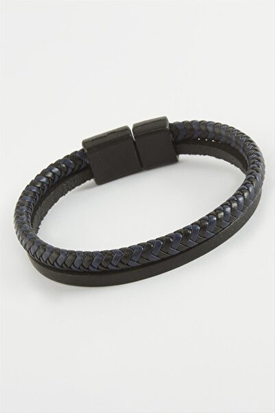 ZERO LAND سوار جلدي مغناطيسي من بيست أونلي - أزرق داكن