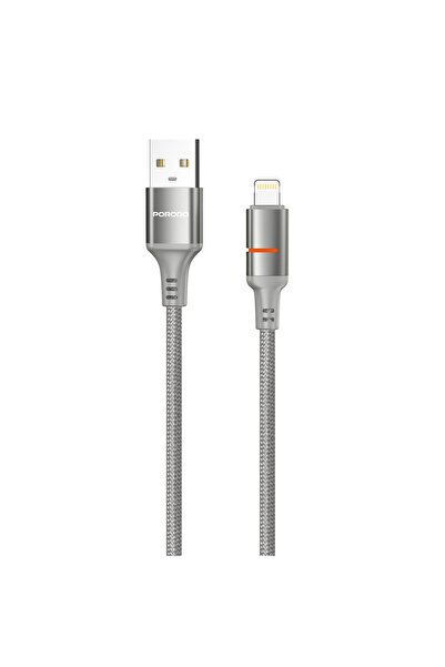 porodo كابل مضفر من USB-A إلى Type-C بقوة 2.4 أمبير وبطول 1.2 متر