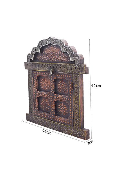 Generic ديكور تراثي من الخشب بتصميم نافذة