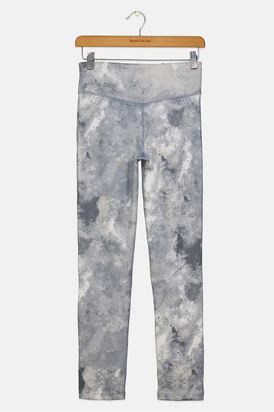 Nike Kids Girl Tight Fit Tie Dye Training Leggings, Grey