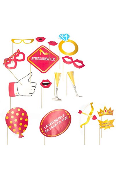 idei Set de recuzită pentru petrecerea burlacilor, 16 piese, accesorii pentru...